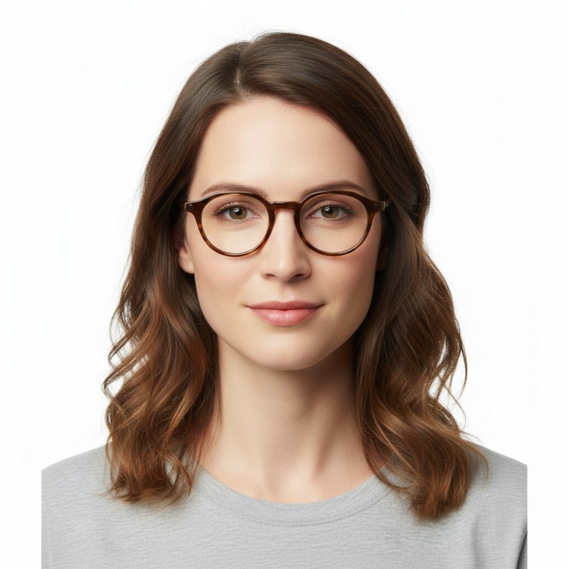 Polygon Tortoise Eyeglasses