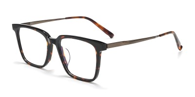 Square Tortoise Eyeglasses