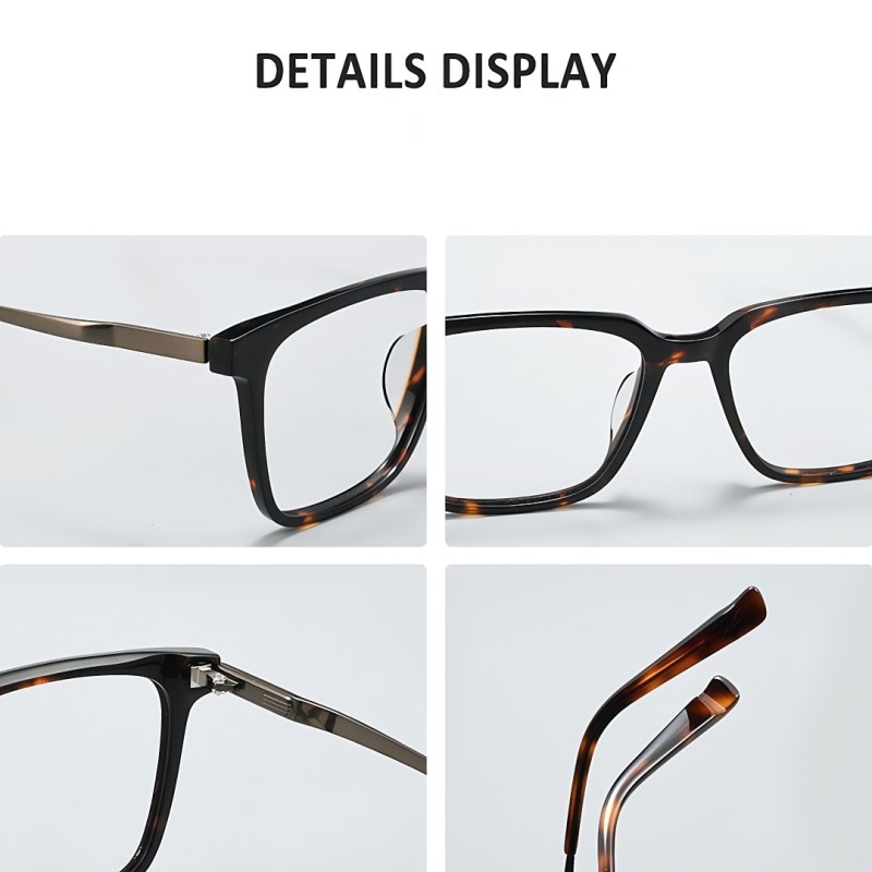 Square Tortoise Eyeglasses