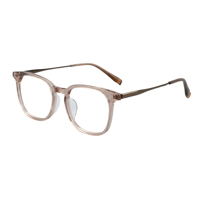 Square Light Mocha Eyeglasses