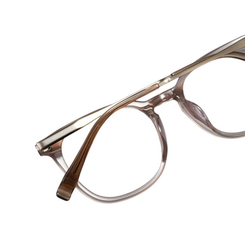 Square Light Mocha Eyeglasses