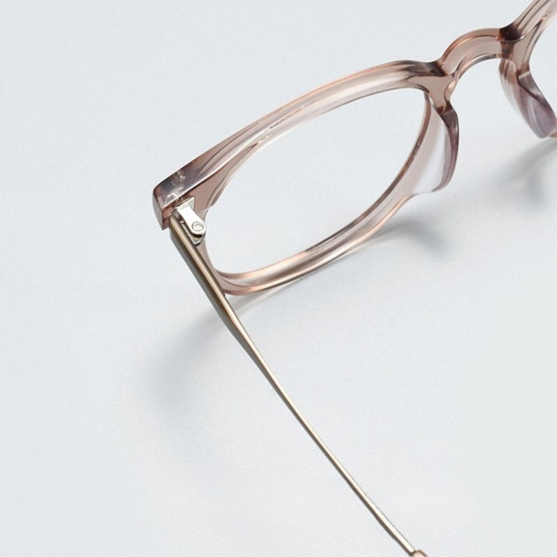 Square Light Mocha Eyeglasses