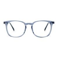 Luminous - Square Silver Blue Eyeglasses