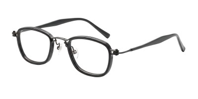 Round Black Eyeglasses