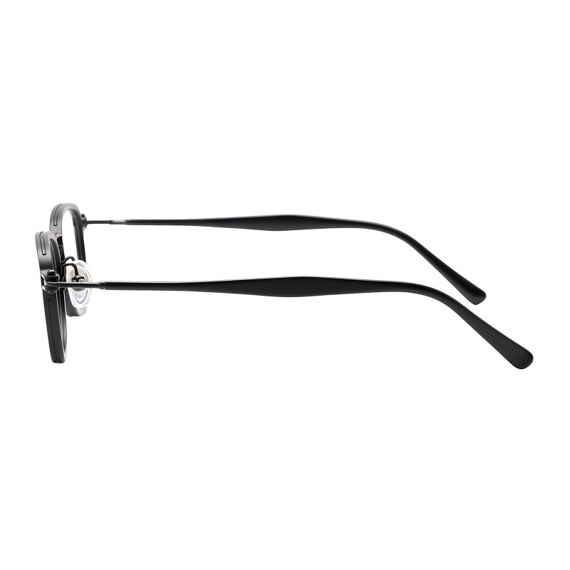 Round Black Eyeglasses