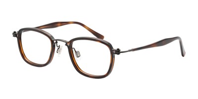 Round Black/Tortoise Eyeglasses