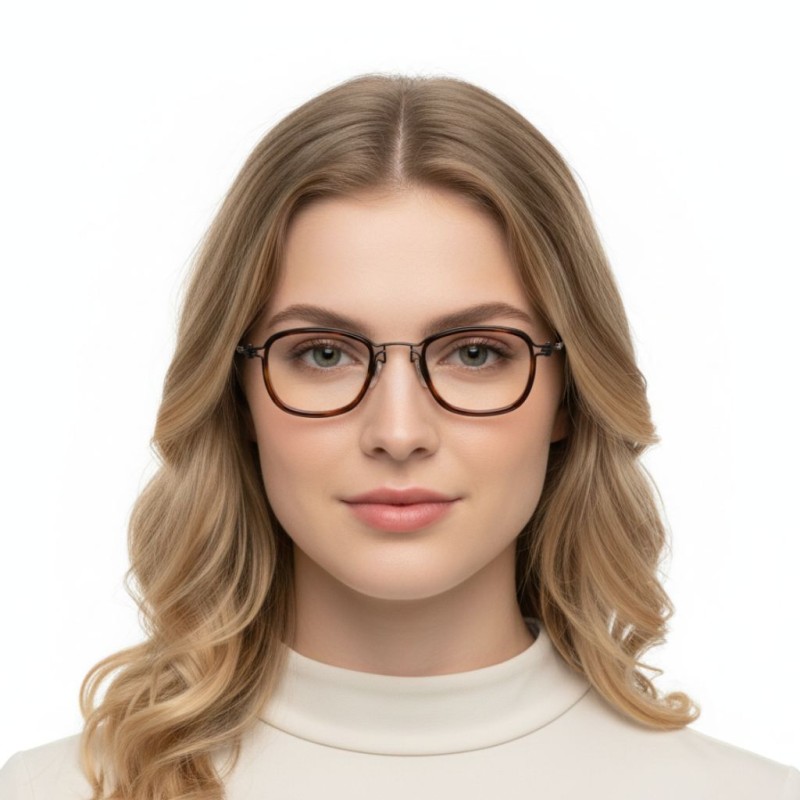 Round Black/Tortoise Eyeglasses
