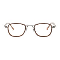 Round Gunmetal Eyeglasses