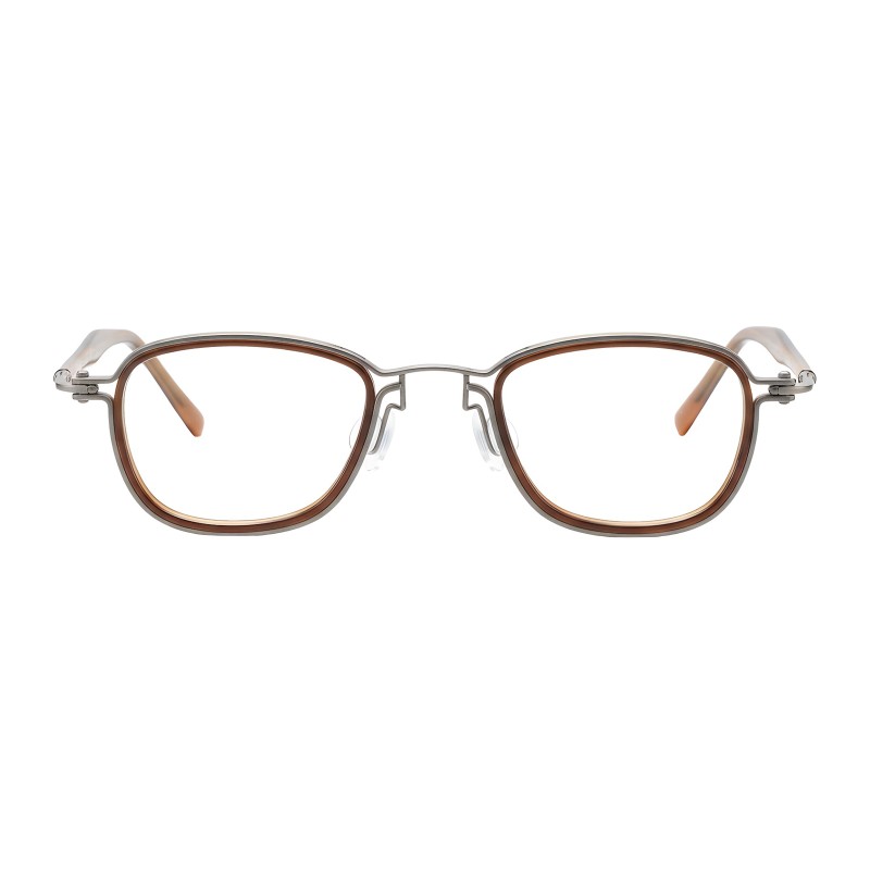 Round Gunmetal Eyeglasses
