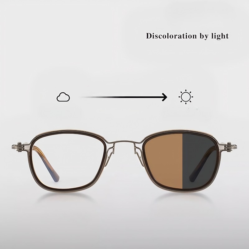 Round Gunmetal Eyeglasses