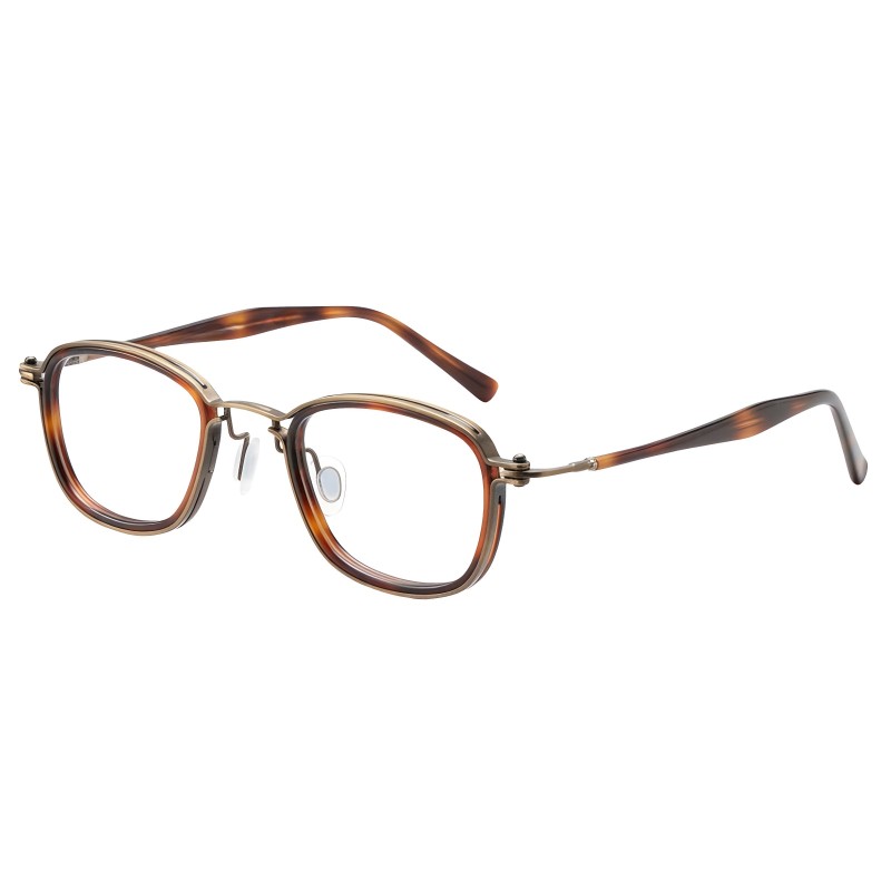 Round Tortoise/Brown Eyeglasses