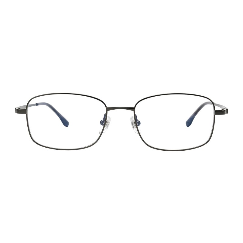 Rectangle Gunmetal Eyeglasses