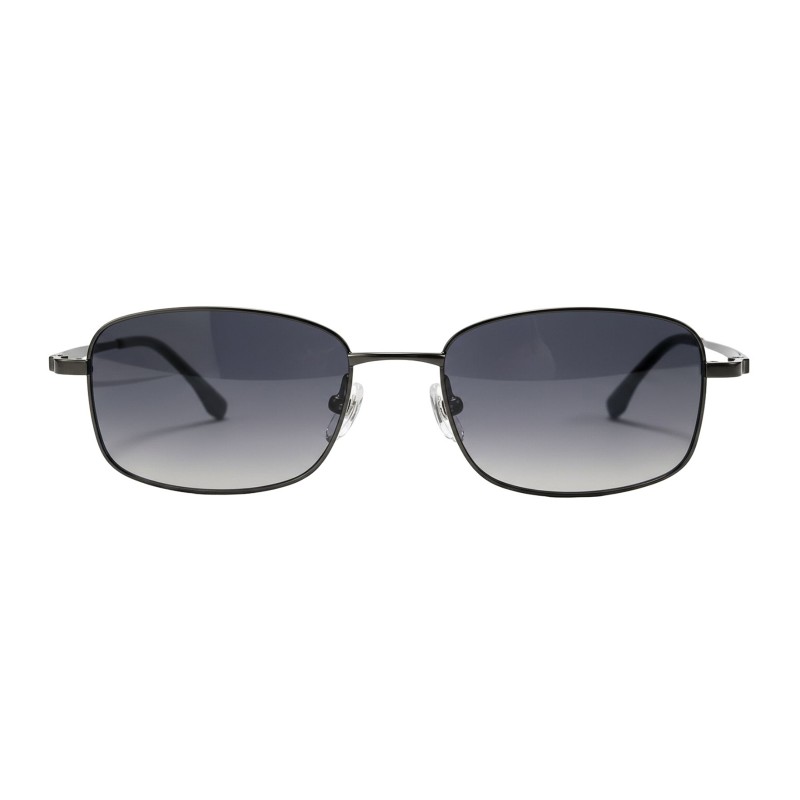 Rectangle Gunmetal Eyeglasses