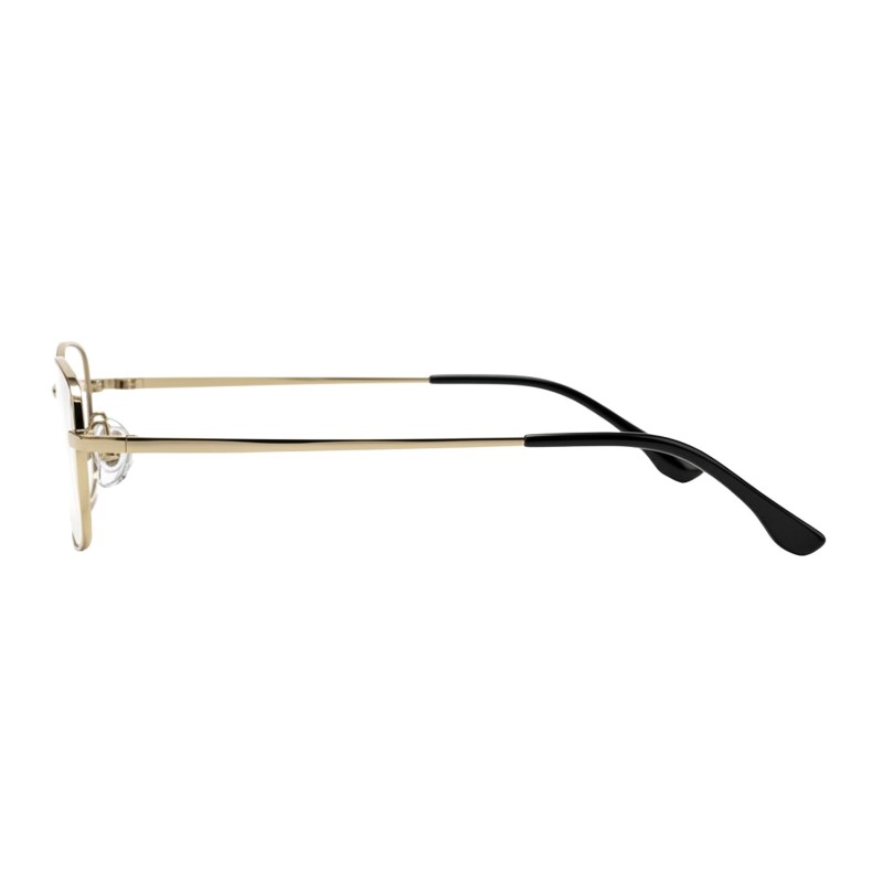 Rectangle Golden Eyeglasses