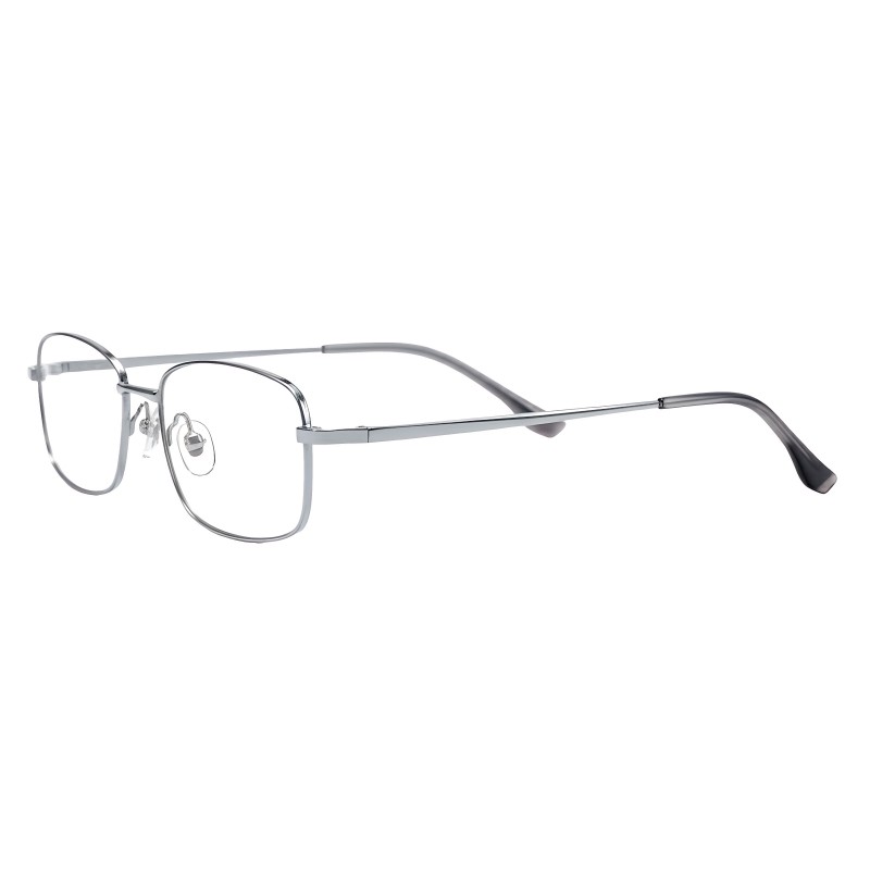 Rectangle Silver Eyeglasses