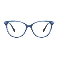Cat Eye Black Blue Eyeglasses