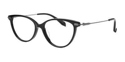 Cat Eye Black Gunmetal Eyeglasses