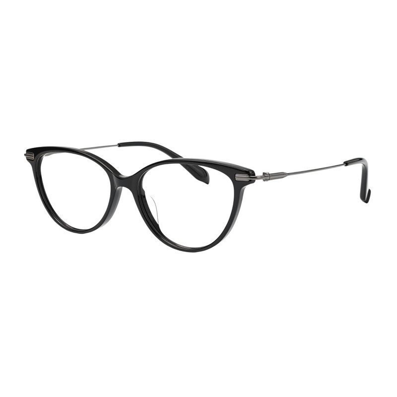 Cat Eye Black Gunmetal Eyeglasses