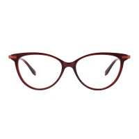 Cat Eye Burgundy Eyeglasses