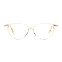 Cat Eye Light Beige Eyeglasses