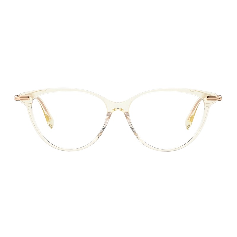 Cat Eye Light Beige Eyeglasses