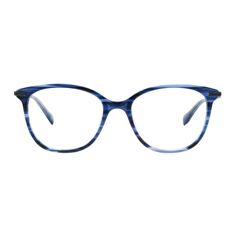 Cat Eye Black Blue Eyeglasses