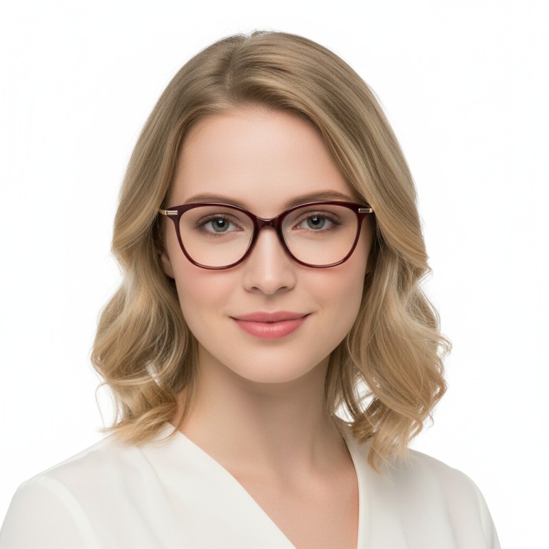 Cat Eye Green Eyeglasses