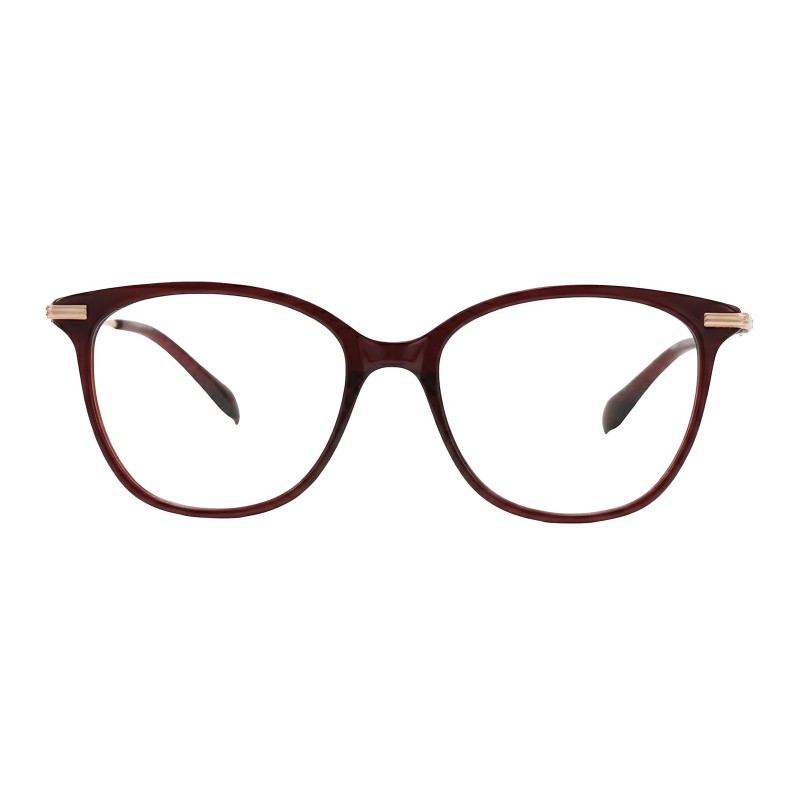 Cat Eye Burgundy Eyeglasses