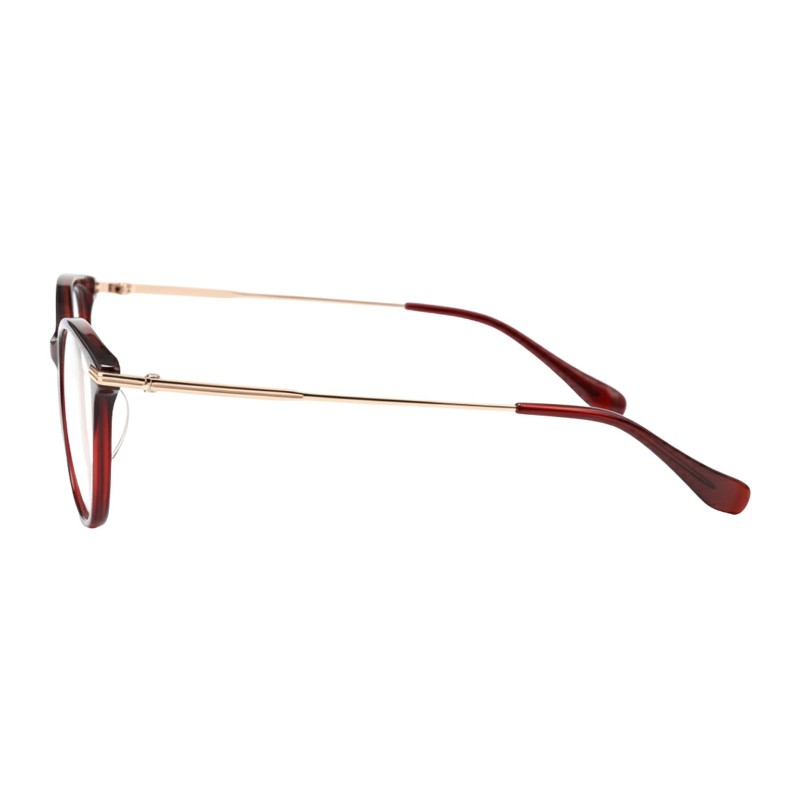 Cat Eye Burgundy Eyeglasses