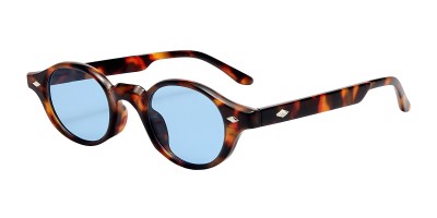 Oval Tortoise Sunglasses