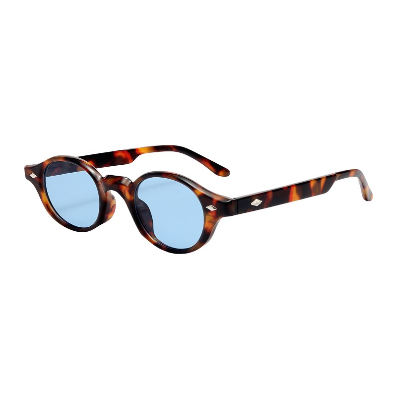 Oval Tortoise Sunglasses