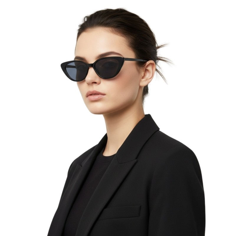 Cat Eye Black Sunglasses