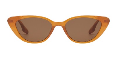 Veronica Light Brown Cat Eye Prescription Glasses
