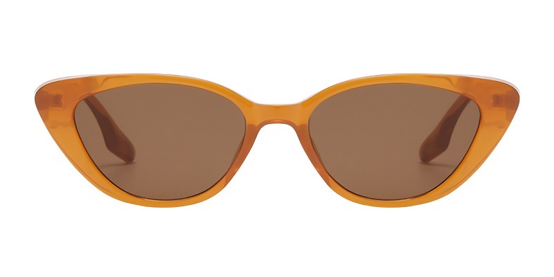 Veronica Light Brown Cat Eye Prescription Glasses