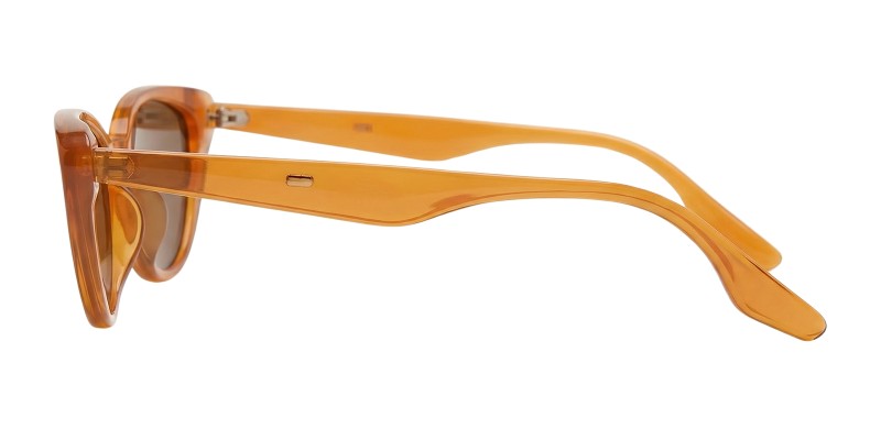Veronica Light Brown Cat Eye Prescription Glasses additional view