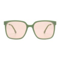 Victoria - Square Green Sunglasses