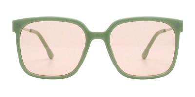 Victoria Green Square Sunglasses