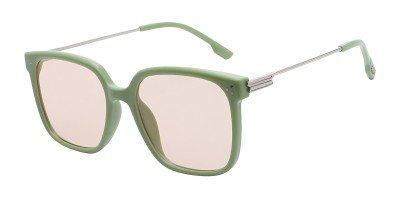 Victoria Green Square Sunglasses