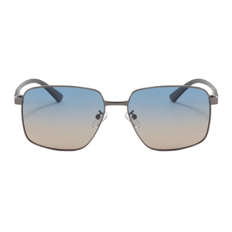 Square Gunmetal Sunglasses