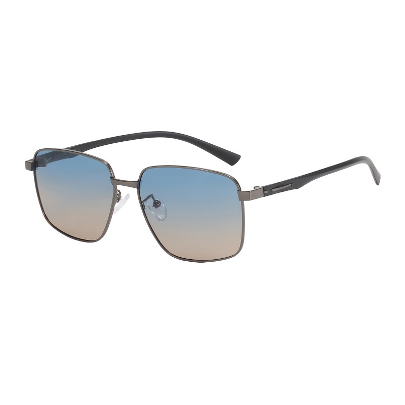 Square Gunmetal Sunglasses