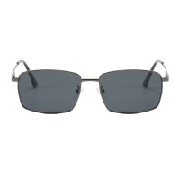 Sonia - Square Gunmetal Sunglasses