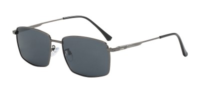 Square Gunmetal Sunglasses