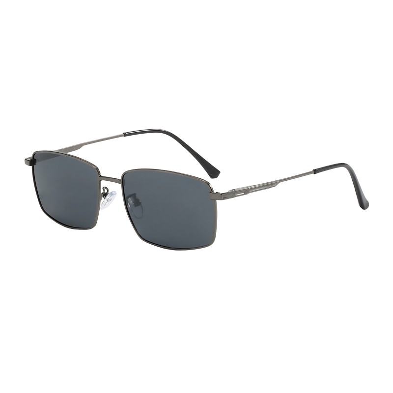 Square Gunmetal Sunglasses