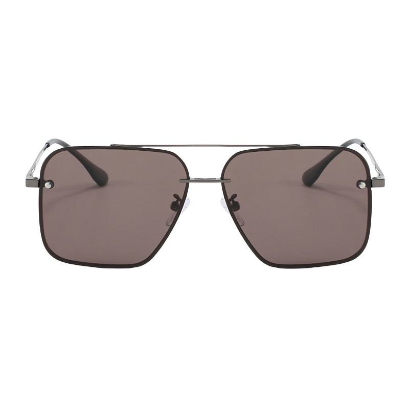 Aviator Gunmetal Sunglasses