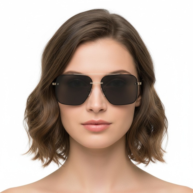 Aviator Golden Sunglasses