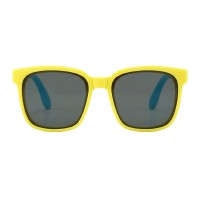 Kelly - Square Yellow Sunglasses