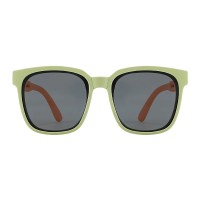 Kelly - Square Green Sunglasses