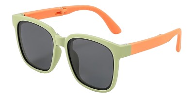 Square Green Sunglasses