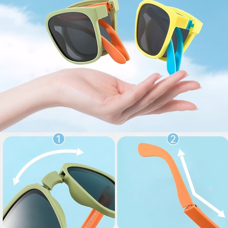 Square Green Sunglasses