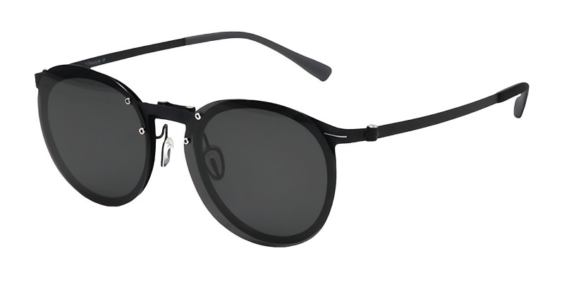 Rory Black Oval Prescription Glasses additional view